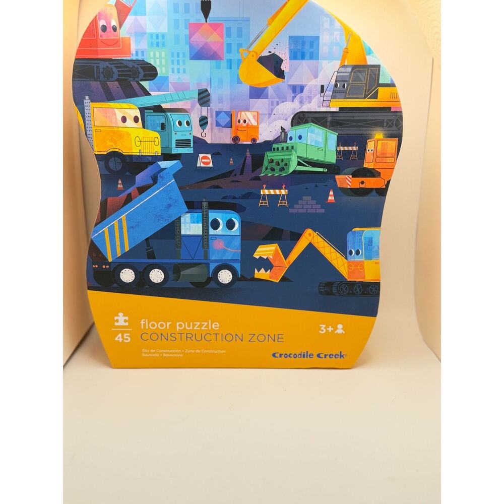 Construction Zone 45-Piece Floor Puzzle For Ages 3+ By Crocodile Creek